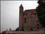 Zamek Gniew - widok z tyu